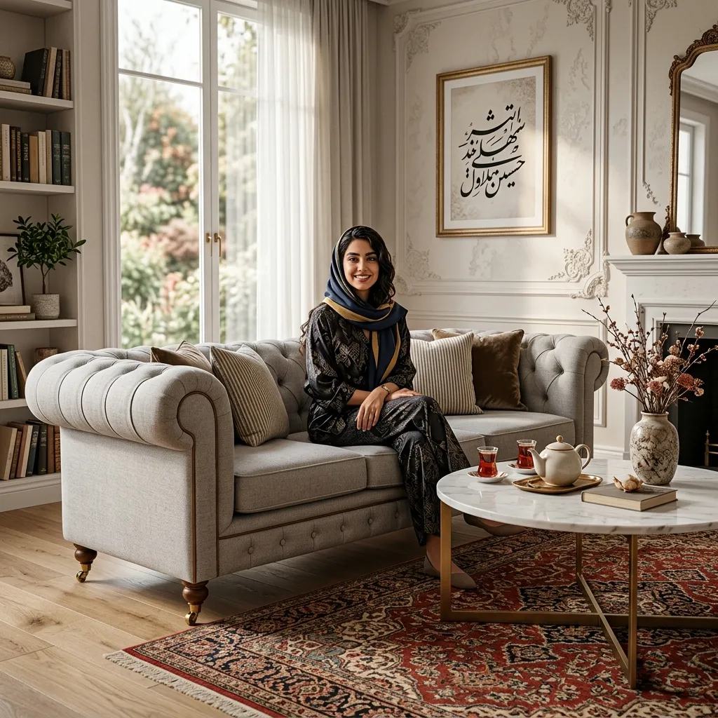 خرید مبل چستر مدل دسته پی